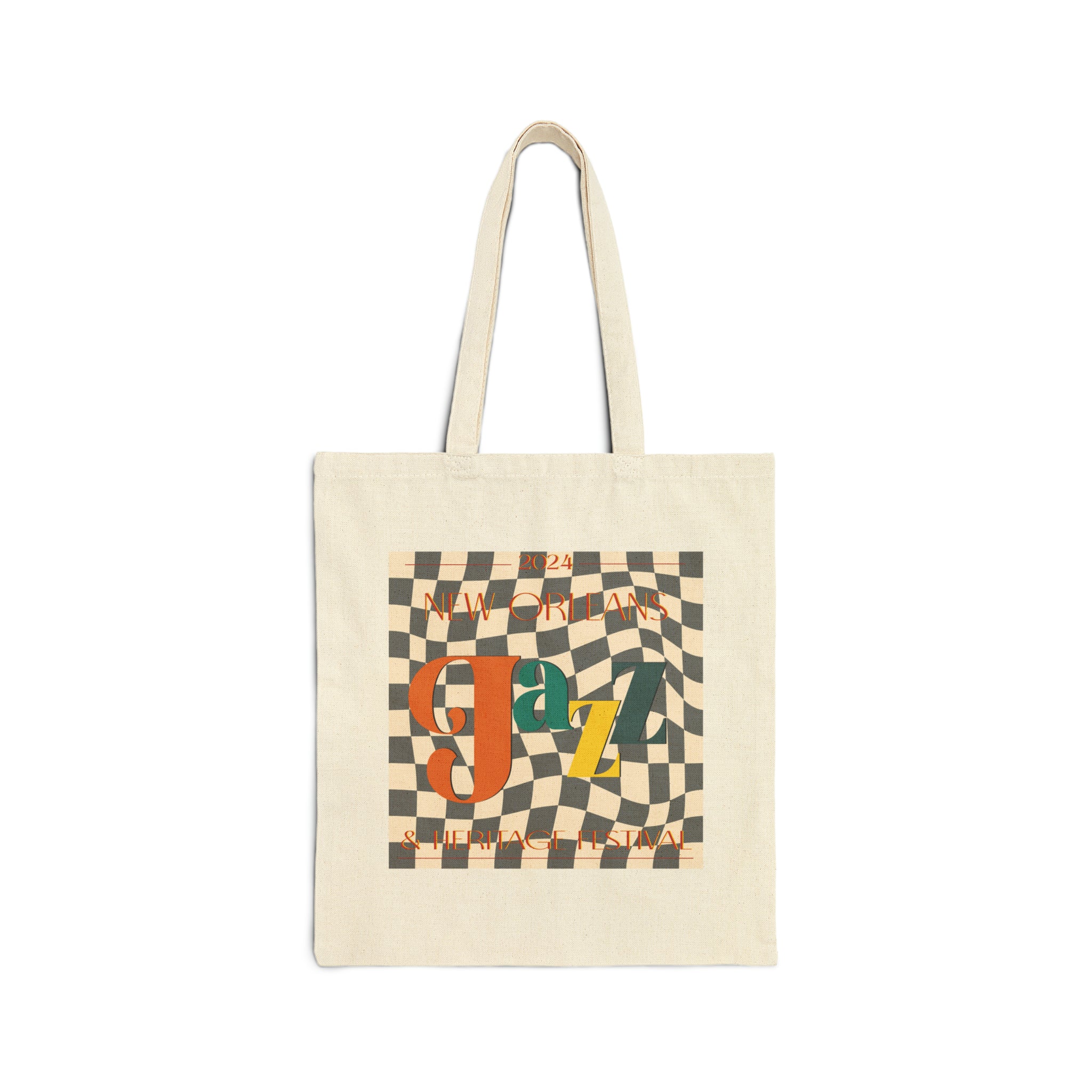 Jazz & Heritage Canvas Tote Bag