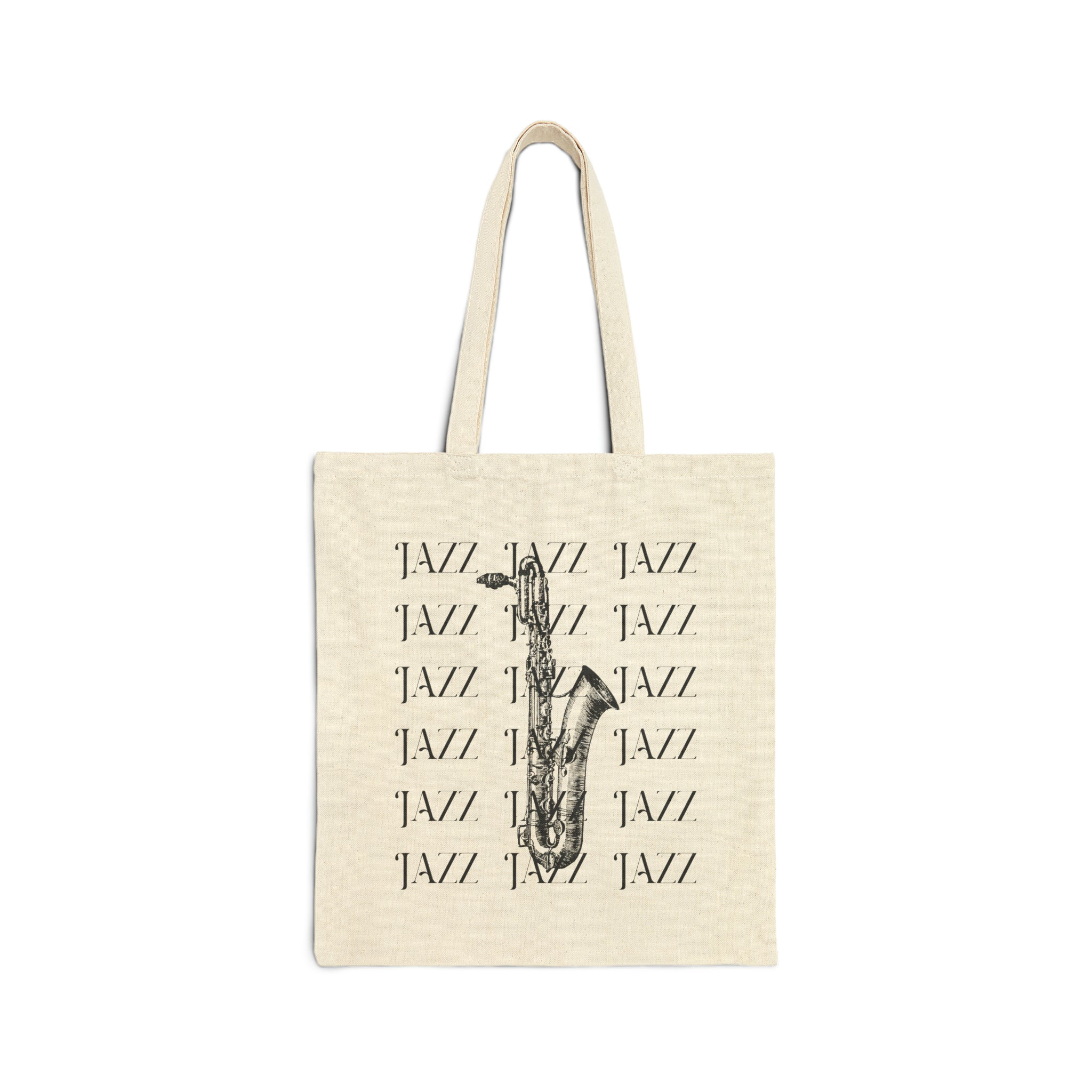 Jazz Music Canvas Tote Bag