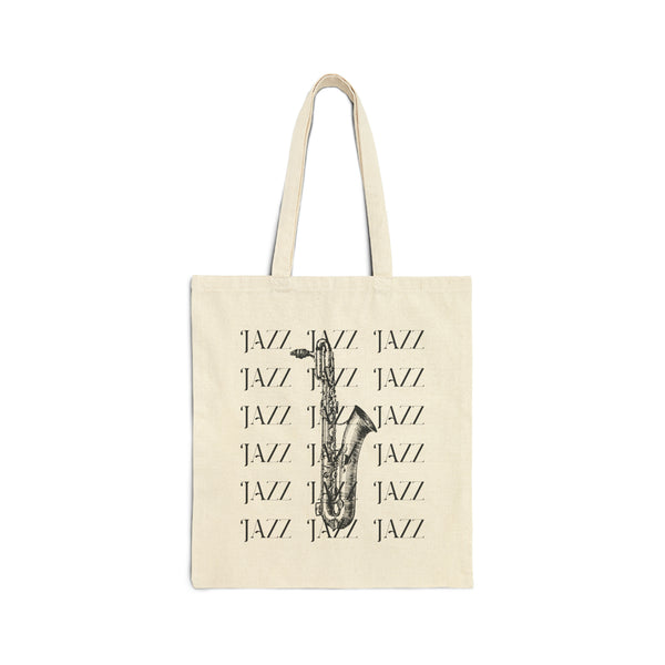 Jazz Music Canvas Tote Bag