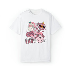 Pink Retro Christmas Tee