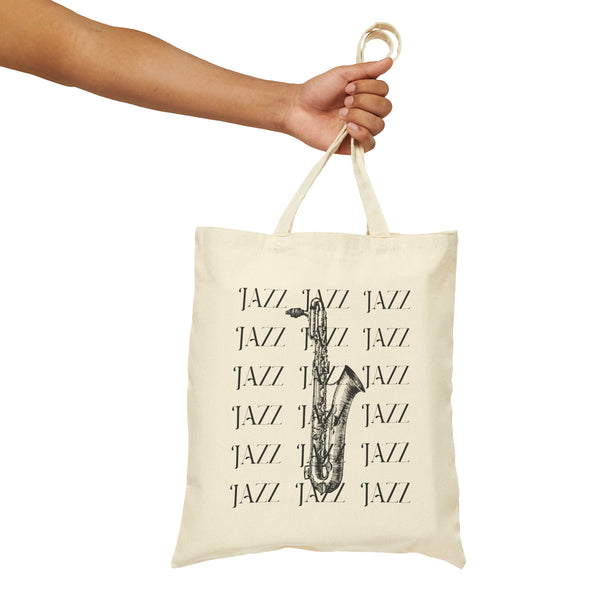 Jazz Music Canvas Tote Bag