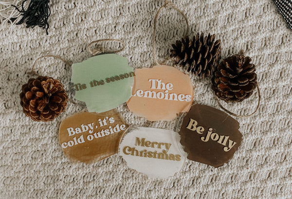 Acrylic Ornaments | Rustic Wonderland