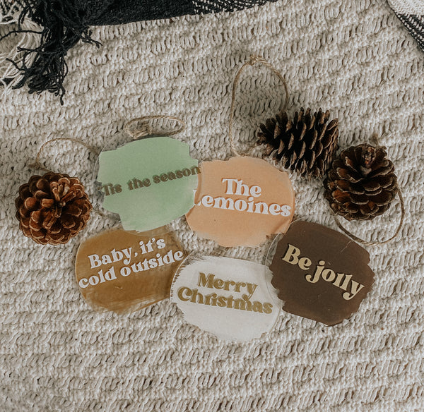 Acrylic Ornaments | Rustic Wonderland