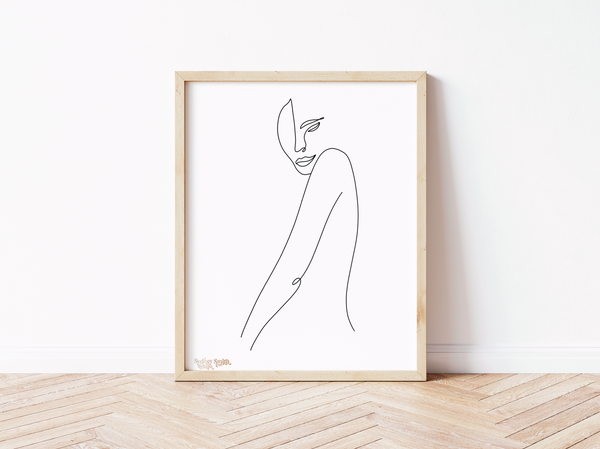 Blair | Minimalist Line Art | Digital and Print