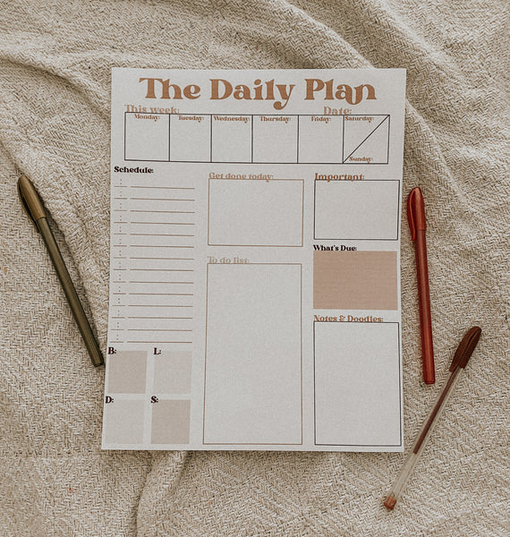 Boho Aesthetic Planner | Daily Planner | Printable