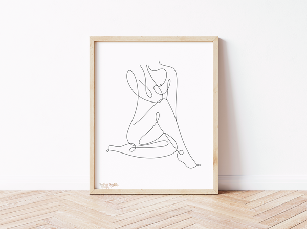 Grace | Minimalist Line Art | Digital and Print