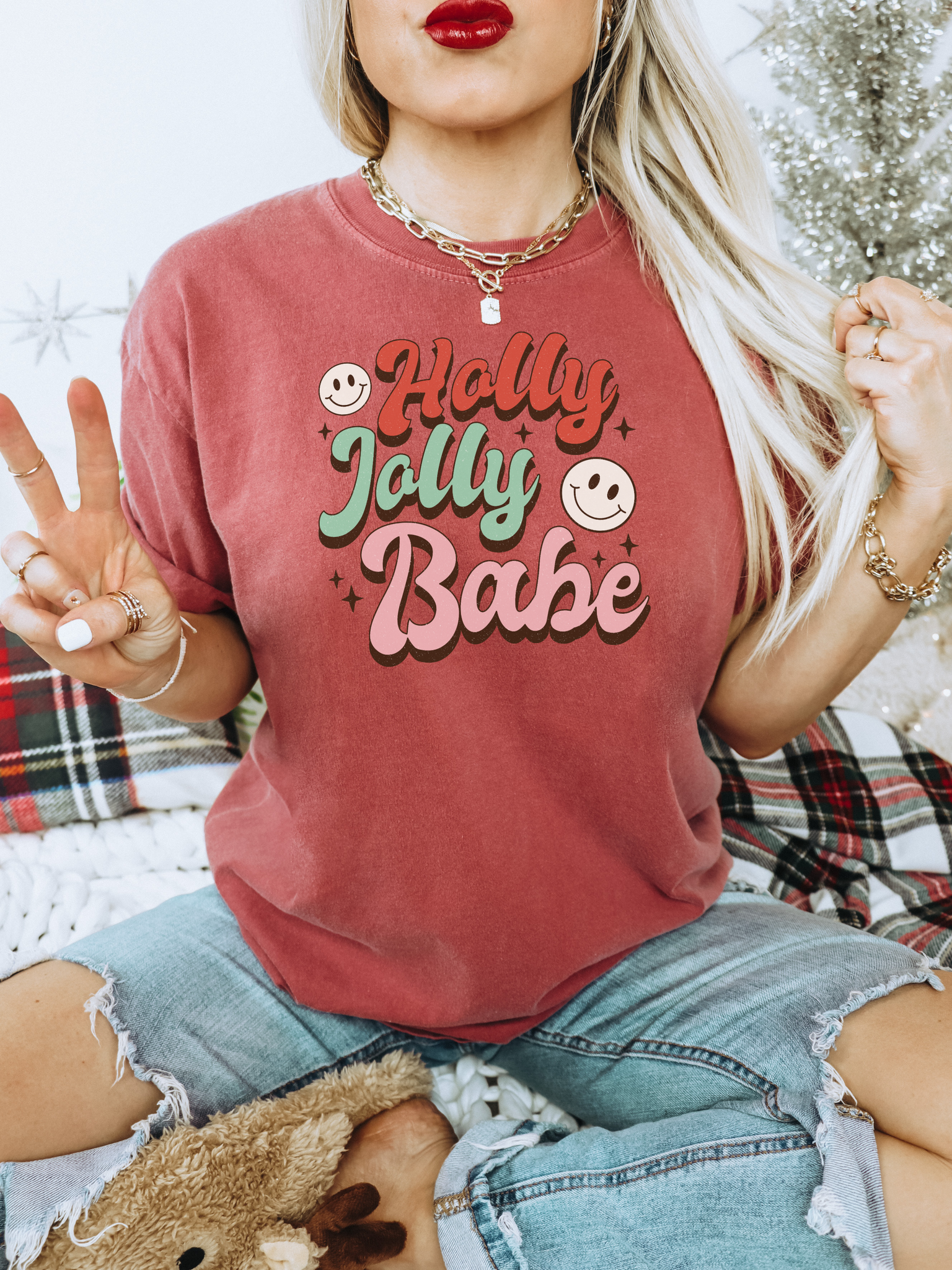 Holly Jolly Babe Tee