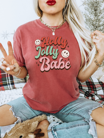 Holly Jolly Babe Tee