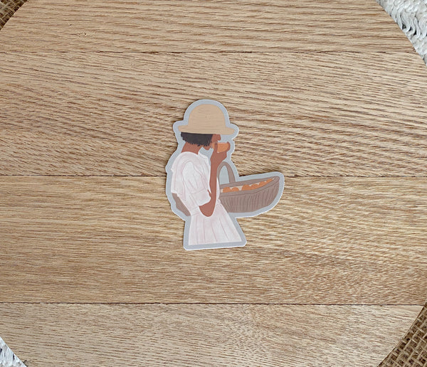 Grapefruit Sticker