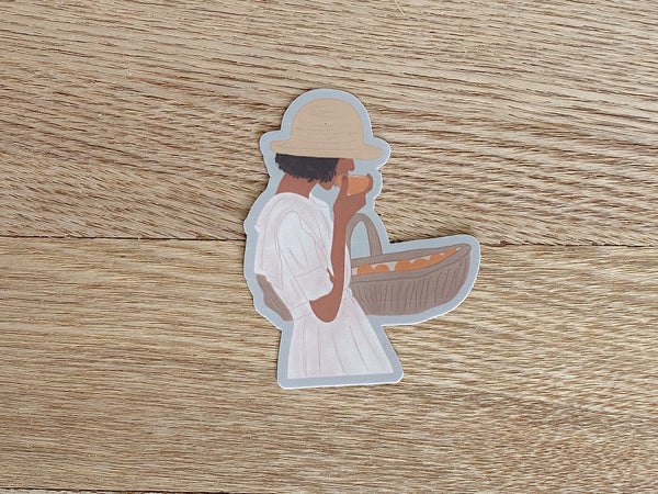 Grapefruit Sticker