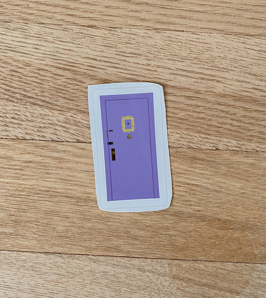 Purple Door Sticker