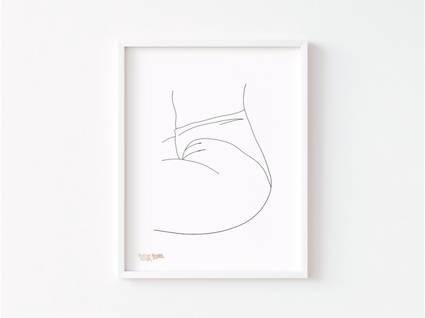 Sasha | Minimalist Line Art | Digital and Print