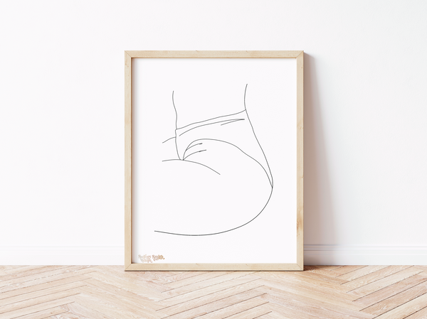 Sasha | Minimalist Line Art | Digital and Print