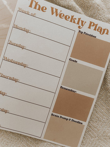 Boho Aesthetic Planner | Weekly Planner | Printable