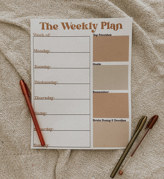 Boho Aesthetic Planner | Weekly Planner | Printable