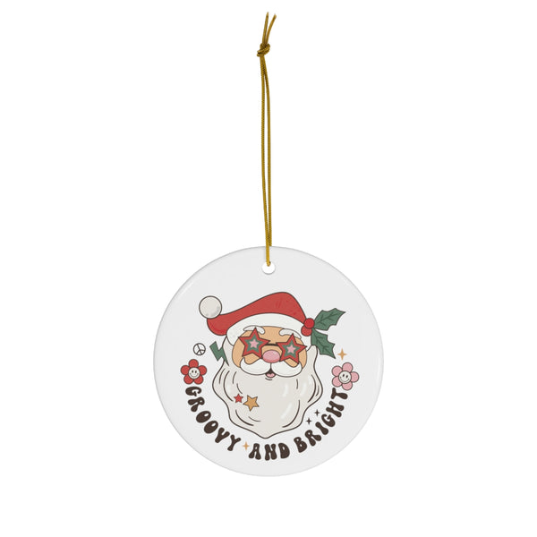 Groovy Santa Ornament