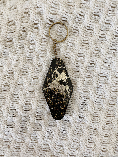 Zodiac Motel Keychains