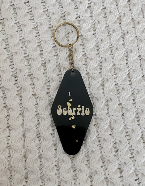 Zodiac Motel Keychains