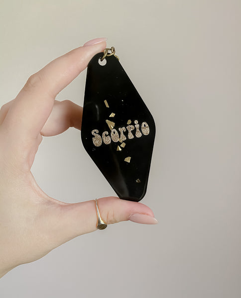 Zodiac Motel Keychains