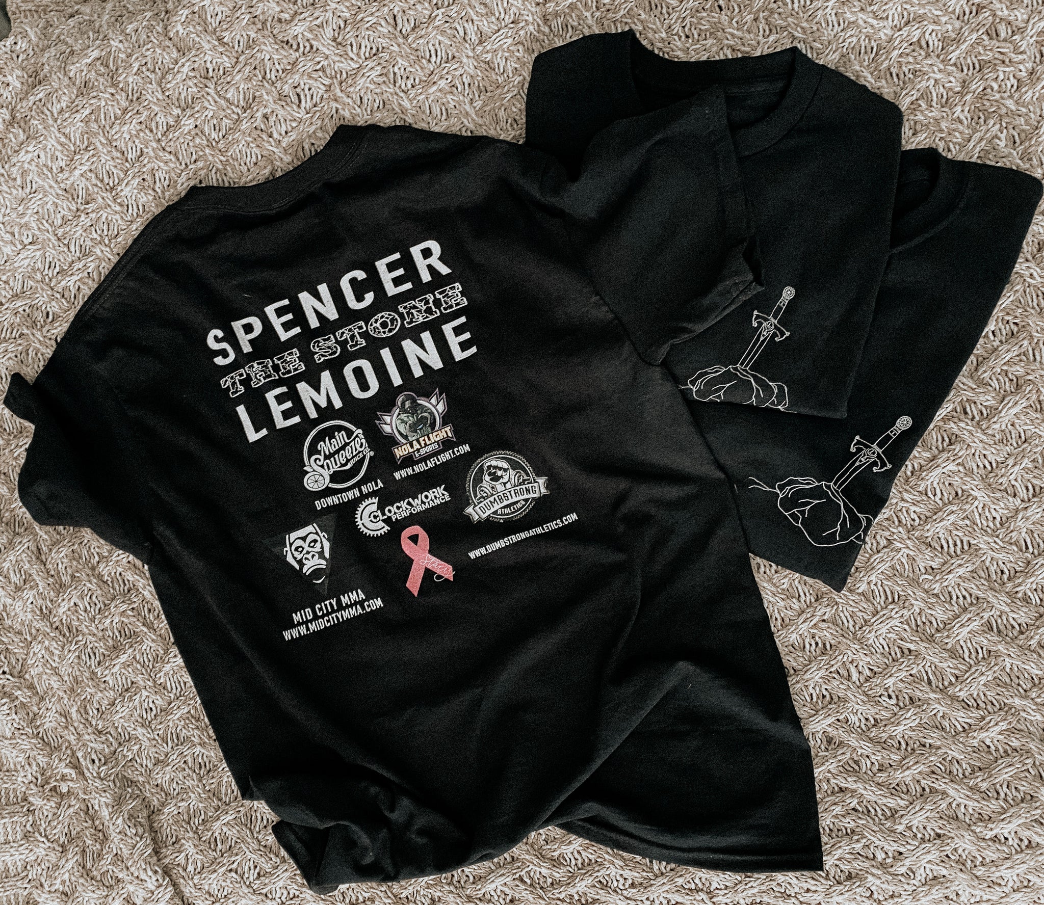 Spencer "The Stone" Lemoine Fight Tee