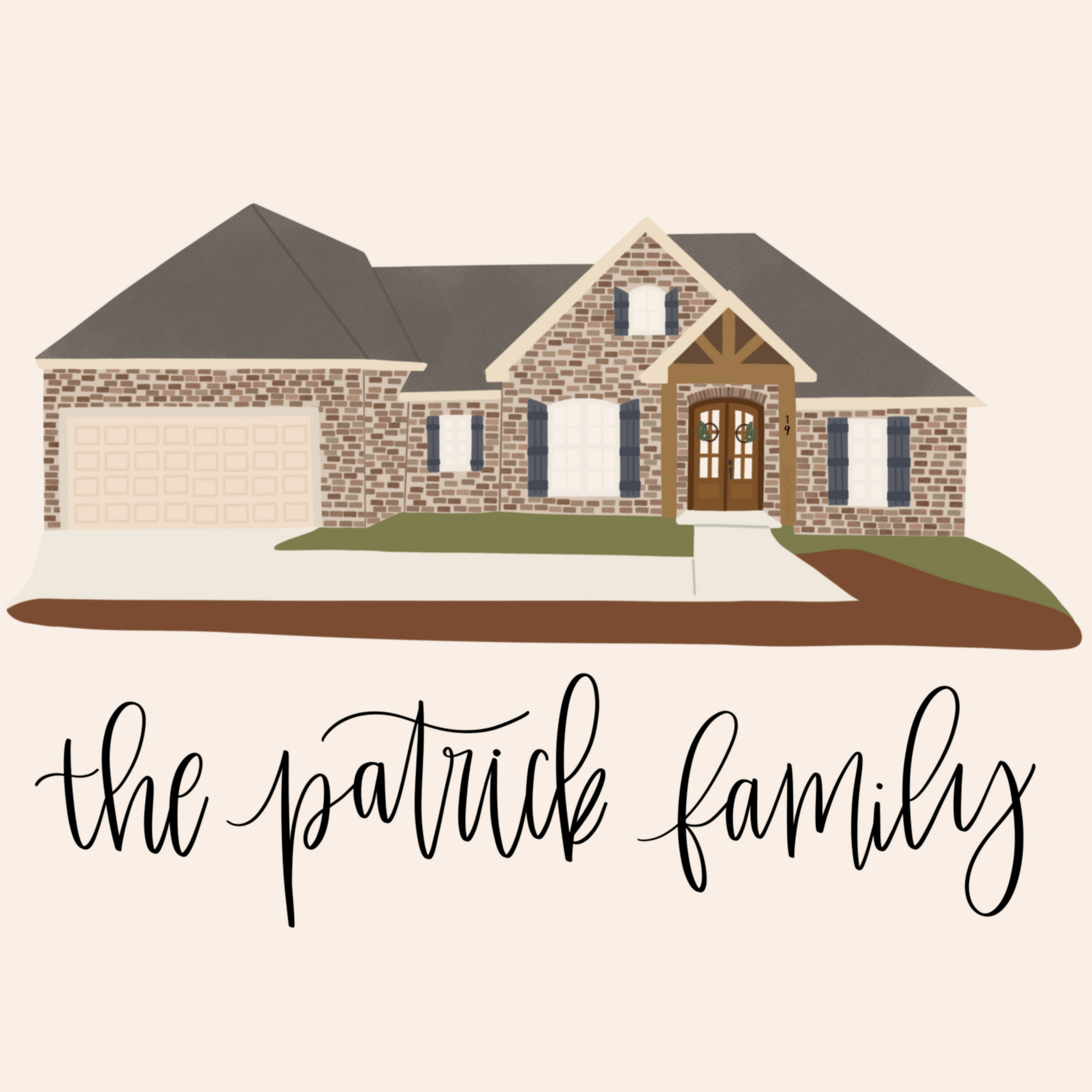 Custom House Illustration | Read Entire Description Before Ordering